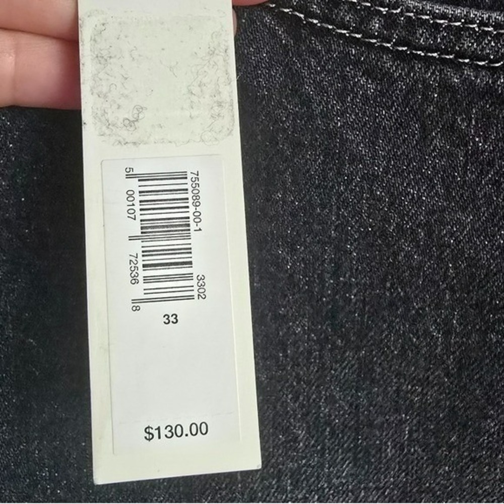 Banana Republic NEW Ranger Washed Black Straight Leg Jeans Womens SZ 33 Western - Picture 11 of 14
